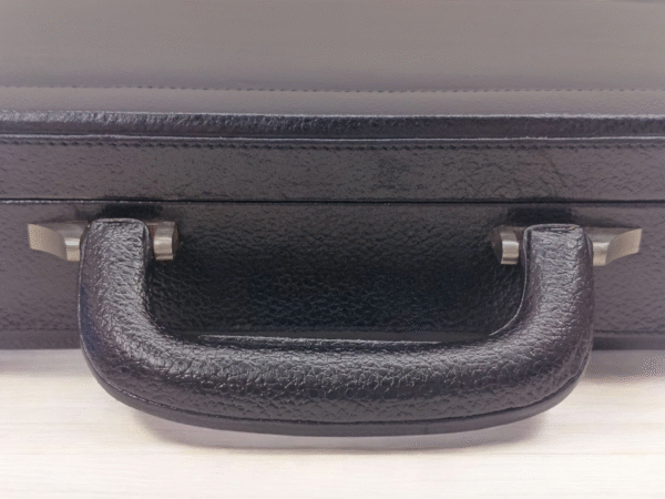 Customized Leather Briefcase For Men, Leather Attache Briefcase for Laptop and MacBook, Leather Attache Case, Black Briefcase for Men - Image 7