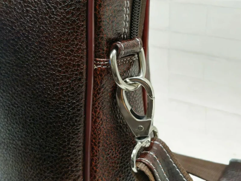 Brown Leather Laptop Bag, Men's Leather Briefcase, Genuine Leather Laptop Case, 14 inch Leather Laptop Bag, Gift For Mens, Leather Handbag