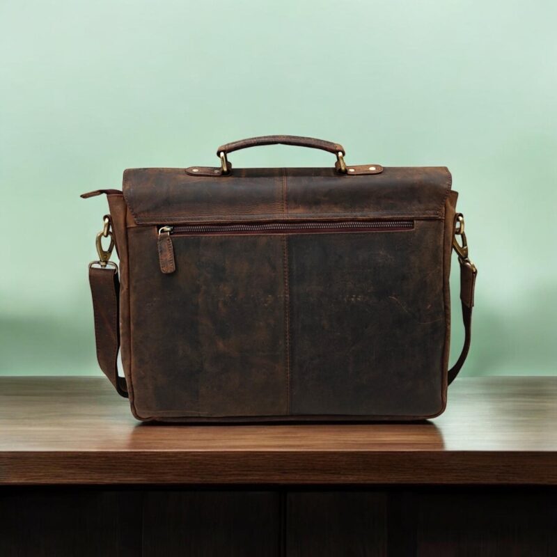 Customized Leather Messenger CrossBody Laptop Bag Office Handbag Briefcase Rustic Vintage Messenger Bag for Men Valentines Gifts for Him